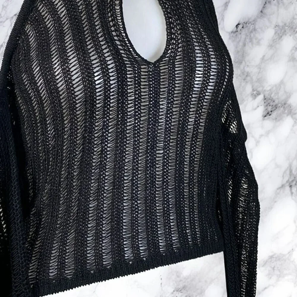 NBD Adelaide Knit Top - Black